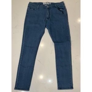 Pastel Dark Blue Size 14 Skinny Jeans